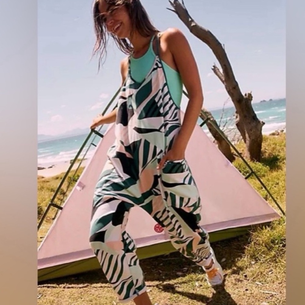 NWOT Rare Free People Hot Shot Printed Onesie